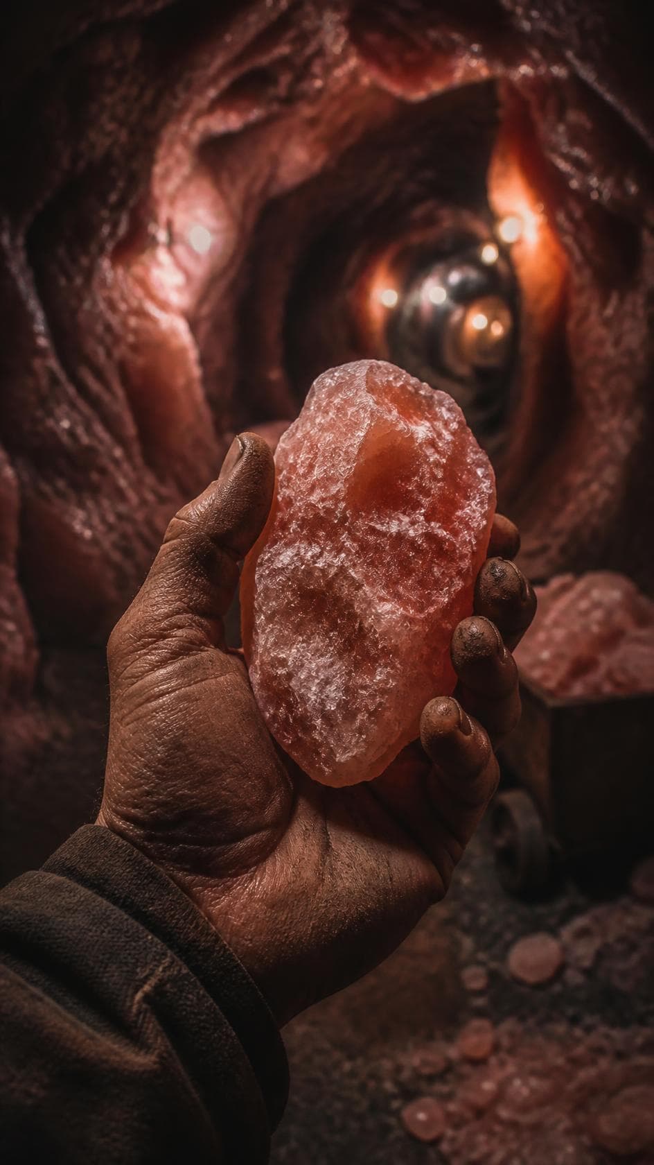 Inside the Khewra salt mine